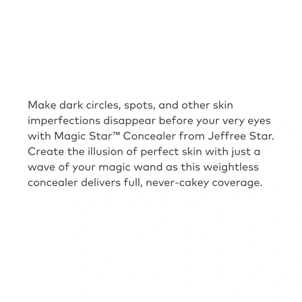 NEW C14 Jeffree Star Magic Star Concealer